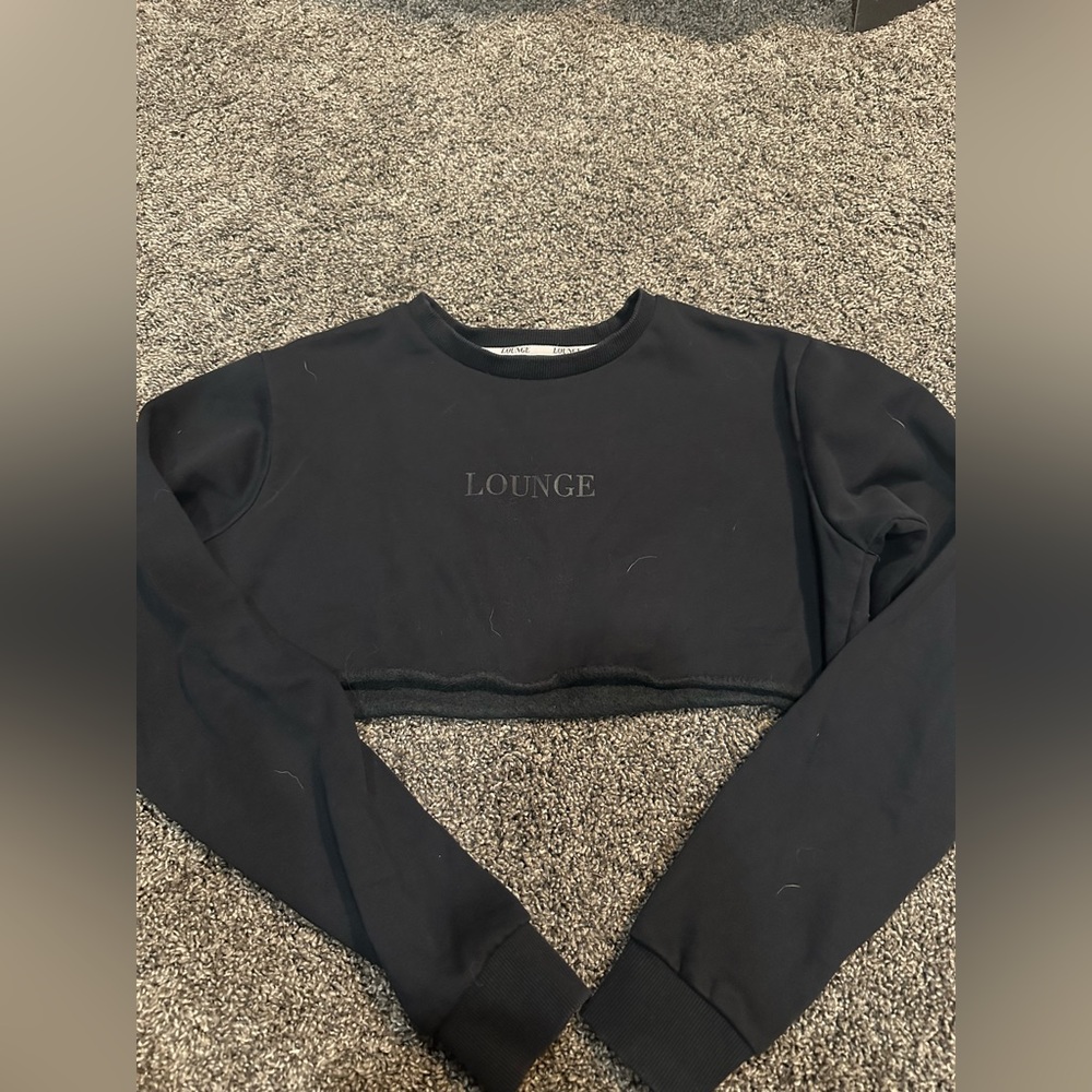 Lounge Cropped crewneck